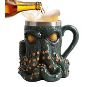 Travel Mug - Resin Coffee Mug, 160ml Octopus Design Resin Drinking Cup, Handmade | Mugs For Coffee, Tea, Latte, Milk, Water, Juice, Beer, Home, Office, Kitchen, Camping, Travel, Gifting, Daily Use