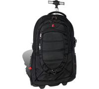 Travel N Meet 2 in 1 Trolley sac à dos polyester femmes hommes sac de voyage noir 35x34x50 D2ORD4206S