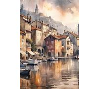 Travel Normandy in Watercolors: Scenic French Villages and Seaside Views