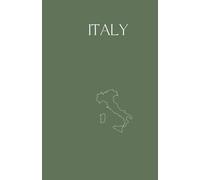 Travel Notebook Italy Paperback White: Journal for Your trip to Italy