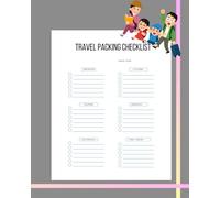 Travel Packing Checklist for Organized Travelers: Essential Trip Planner Notebook | Simplify Your Packing with this Travel Checklist | 8”x10” with 62 Pages