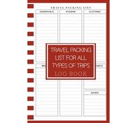 Travel Packing List for All Types of Trips: A5 Format | Vacation and Business Trip Planner | 110 Pages for Organizing Luggage, Essentials & Travel Notes