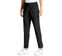 Travel Pants for Women Plus Size, Stretch Active Pants for Women Over 50 for Travel, Hiking, Daily Wear, Sports (Black-A,5TG)