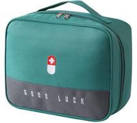 Travel Pharmacy Bag,Large Capacity Travel Medicine Bag,Portable Emergency Bag,Medicine Storage For Home,Office,Travel (Green),Green,Green