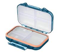 Travel Pill Organizer, Large Capacity Medicine Box, Compact Pill Storage, Portable for Schoolbag, Backpack, Purse, Suitcase, Coat Pocket, Abs Pp Material, 4.53 * 2.95in
