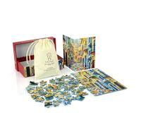 Travel Puzzles - A Walk in the Old Town - Puzzle de voyage compact et portable - 88 pièces - puzzles adultes et adolescents depuis 14 ans