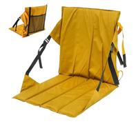 Travel Seat Cushion, Folding Bleacher Pad, Outdoor Comfort Stadium, Lightweight Chair Support, Padded Portable Seats Rest for Hiking, Camping, Backpacking, Traveling, Park, 43.4/37.8/7.2 Inches