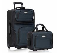 Travel Select Amsterdam Lot de 2 Bagages, Rangement Vertical, Extensible, Bleu Marine, Bleu Marine, 2-Piece Set