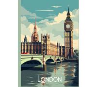 Travel serie - London: Decorative book vintage travel