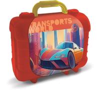 Travel Set - MULTIPRINT - 42930 - 5 tampons Les Transports, 10 crayons