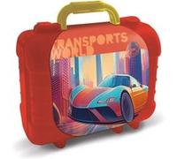Travel Set - Multiprint - 42930 - 5 Tampons Les Transports, 10 Crayons