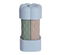 Travel Shampoo Bottles, Toiletry Containers, 2.52x5.39 Inches Portable 4 in 1 Silicone Design, Refillable Cosmetic Dispenser, Lotion Storage Tubes for Camping, Hiking, Road Trip & Beach Vacation