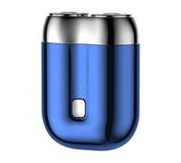 Travel Shavers for Men*1 - Portable Shaver For Men, 2024 Double-Head Beard Shaving Buzzer, Pocket Size Rotary Electrical, Waterproof Face Storm Shaver Rechargeable For Wet & Dry Use