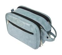 Travel Shaving Kit Case | Sac de toilette en cuir | Large Capacity Cosmetic Bag | Men's Toiletry Organizer, Business Travel Toiletry Case, Compact Shaving Organizer, Travel Organizer for Toiletries,