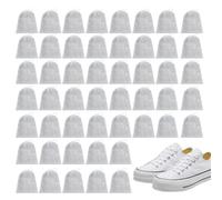 Travel Shoe Pouches - 50 Pack Dust Proof Storage Bags, Translucent Window Design for Easy Identification, Lightweight Fabric, Ideal for Luggage Packing Or Workplace Gym Lockers
