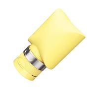 Travel-Size Mini Bottle 74ml for Toiletries, Leak-Proof Squeeze-and-Fill Refillable Silicone Container Foř Shampoo Lotion, Carry-on Approved Squeezable Travel Tube for Camping Gym, Food-G