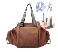 Travel Storage Cradle Bag, Yoga Duffel Organizer, Organizer with Compartments, Multi-Pocket Backpack for Women, Nurses, Teachers, Friends, Students, 12.61x13.79x9.06 inches