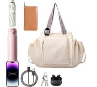 Travel Storage Cradle Bag, Yoga Organizer Duffel Bag, with Multiple Compartments, Large Capacity Women Daypack for Teachers, Students, Nurses, Sisters, Friends