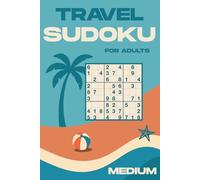 Travel Sudoku for Adults | Medium: 180 Large Print Puzzles | Portable Summer & Vacation Puzzle Book | Brain Games
