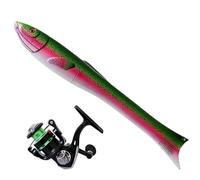 Travel Tackle Setup - Hiking Offshore Outdoor, Surf Inshore Activity, High-Strength Reel Seat, Ergonomic Handle Grip | Durable Graphite Construction, versatile solution for adventure sport enthusiasts