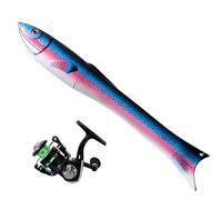 Travel Tackle Setup - Hiking Offshore Outdoor, Surf Inshore Activity, High-Strength Reel Seat, Ergonomic Handle Grip | Durable Graphite Construction, versatile solution for adventure sport enthusiasts