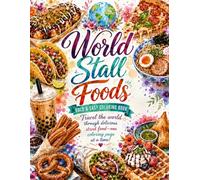 Travel the world through delicious street food-one coloring page at a time!