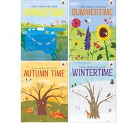 Travel Through The Seasons Series by Annabel Griffin Illustrated 4 Books Collection Set (SPRINGTIME, SUMMER TIME, AUTUMNTIME & WINTERTIME)