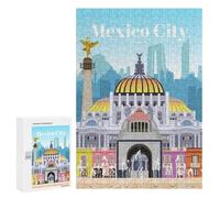 Travel to Mexico City - Puzzle De Table pour Adultes, 300 PCS, Cadeau De Fin D’année - À Assembler, Encadrer Et Exposer