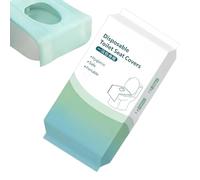 Travel Toilet Seat - 10 Piece 16x24 Inch Paper Replacement, Portable Public Restroom Covers, Airplane Road Trip Camping Covers | Amusement Park Restroom Sanitation, Cruise Ship Public Bathroom