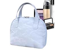 Travel Toiletry Bag, Cosmetic Storage Pouch, 9.45x3.94in Shell-Shape Organizer, Large-Capacity Design, Portable Authentic Purse for Vacation, Beach, Home, Bathroom Use