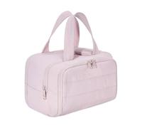 Travel Toiletry Bag - Large Capacity Beauty Storage, Waterproof Zipper Pouch, Portable Makeup Kit Holder, Compact Wash Essentials Organizer for Women | for Travel Luggage Bathroom Use Activity