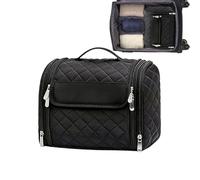 Travel Toiletry Bag, Large Capacity Organizer, Hangable Makeup Pouch, Travel Cosmetics Bag, Compact Toiletry Case for Women Business Trip Vacation Hotel Bathroom Gym Shower Airplan Outdoor Camping