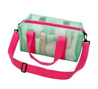 Travel Toiletry Bag, Large Capacity Portable Mesh Shower Organizer | Portable Mesh Organizer Design for Women and Men During Vacation, Hotel Stays, Weekend Trips, Business Travel, and Bathroom