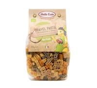 Travel tricolore de semoule de blé dur organique avec tomate et épinards