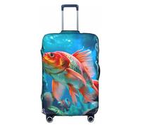 Travel Underwater World HD Fish Housse de bagage 45,7 à 81,3 cm Accessoires de bagage Blanc Taille S Blanc Petit, Blanc., s