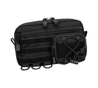 Travel Waist Bag, Portable Belt, Lightweight Nylon Hip Pack, Sturdy Commuting Casual Pouch, Réglable Lumbar Bag for Men, Phone Storage, Present, 22 cm, Marron, riferimento Alla descrizione, Se