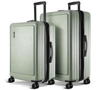 TRAVELARIM Non Extensible, Vert Sauge, 2 Piece Set (24"/28"), Ensemble de valises 24 Pouces et 28 Pouces