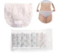 Travelcare sous-vêtements Non tissés jetables pour Femmes Slips pour Femmes Culottes d'impression en Papier pour Voyage hôtel Spa séjours à l'hôpital urgences