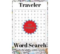 Traveler Word Search Puzzle Book: Word Searches with Easy-to-Read Print about Traveler, Cartography, Roads, and More | 6X9 inches, 108 Pages | 50+ Puzzles … Gift for Vacations, Holidays and Free Times