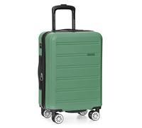 Traveler's Choice Bagage Rigide Snowcreek Extensible, Vert, 22" Carry-on, Bagage Rigide Snowcreek Extensible