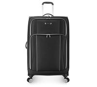 Traveler's Choice Lares Softside Valise Extensible avec roulettes pivotantes, Noir, Checked 31-inch, Lares Softside Valise Extensible avec roulettes pivotantes