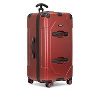 Traveler's Choice Maxporter II Valise Rigide à roulettes pivotantes 76,2 cm, Rouge, 30" Trunk Luggage, Maxporter II Valise Rigide en Polycarbonate avec roulettes pivotantes