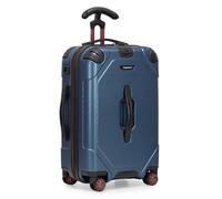 Traveler's Choice Maxporter Ii Valise rigide en polycarbonate avec roulettes pivotantes, bleu marine, 22" Carry-On Luggage, Traveler's Choice Maxporter Ii Valise rigide en polycarbonate avec roulettes