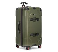 Traveler's Choice Maxporter Valise Rigide à roulettes pivotantes 76,2 cm, Vert foncé, 30" Trunk Luggage, Maxporter II Valise Rigide en Polycarbonate avec roulettes pivotantes