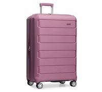 Traveler's Choice Pagosa Bagage à Coque Rigide Indestructible et Extensible, Mauve, 76,2 cm de Large, Bagage à Main Rigide Indestructible