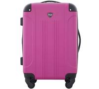 Travelers Club Bagage Spinner Extensible Chicago Rigide, Fuchsia, Cabine de 56 cm