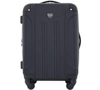 Travelers Club Bagage Spinner Extensible Chicago Rigide, Noir, Cabine de 56 cm