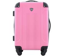 Travelers Club Chicago Bagage Rigide Extensible à roulettes pivotantes, Rose Vif, 50 cm