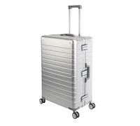 Travelhouse Oslo T6005 Valise de voyage à roulettes en aluminium Différentes tailles et couleurs, argenté, Großer Koffer