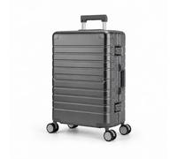 Travelhouse Oslo T6005 Valise de voyage en aluminium - Différentes tailles et couleurs, Gris (graphit), Mittlerer Koffer, Mallette